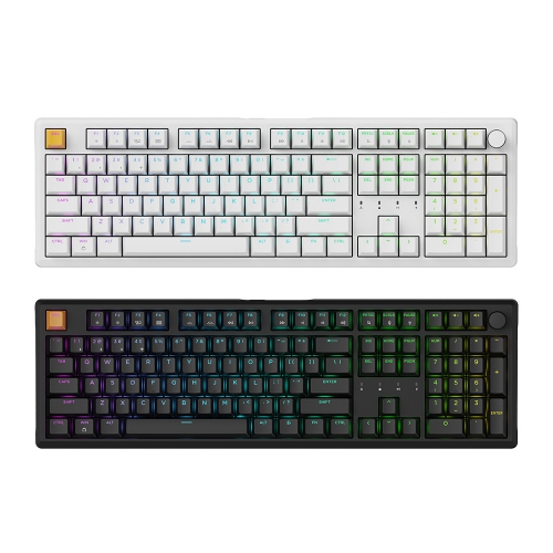 Keychron J5 100%三模機械鍵盤RGB 紅軸 香蕉軸 中文 (熱插拔) QMK