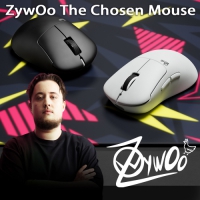 Pulsar x ZywOo 聯名款 無線滑鼠 黑色白色 Size1(Mini) / Size2