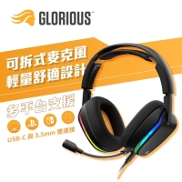 Glorious GHS Eternal RGB USB 快控電競耳罩式耳機