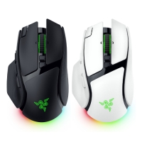 Razer 雷蛇 Basilisk V4 Pro 巴塞利斯蛇 無線光學滑鼠 黑色白色