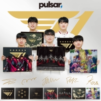 Pulsar Superglide3 玻璃鼠墊V3 T1戰隊系列 Gold Edition FAKER / DORAN / ONER / PEYZ / KERIA