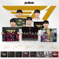 Pulsar Superglide3 玻璃鼠墊V3 T1戰隊系列 Gold Edition FAKER / DORAN / ONER / PEYZ / KERIA / by bbkei