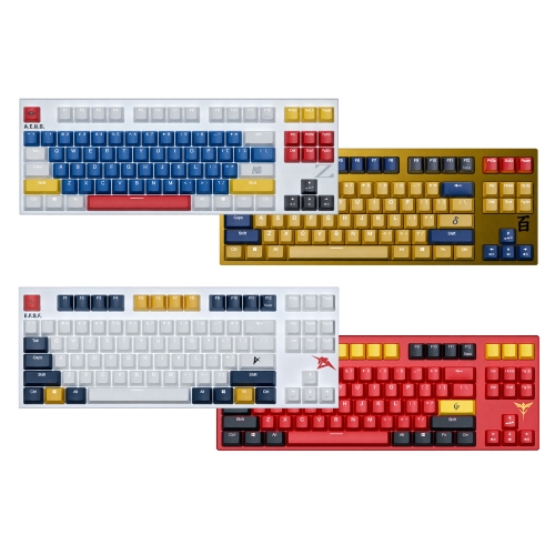 Realforce x GUNDAM 鋼彈系列 GX1 Plus 80%靜電容式鍵盤 機動戰士Z鋼彈· 機動戰士鋼彈逆襲的夏亞