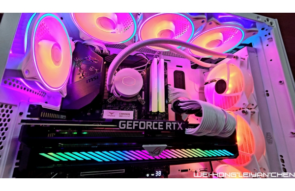 Cooler Master & T-FORCE 白色情人節主機開箱