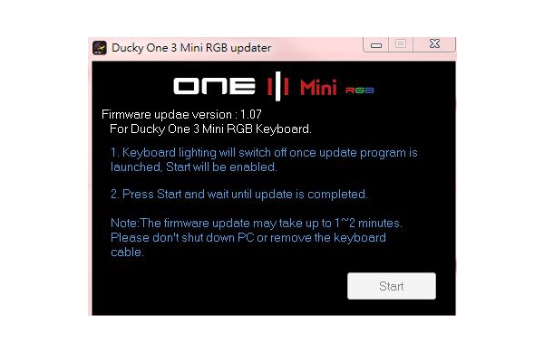 【工具】Ducky One 3 韌體更新工具